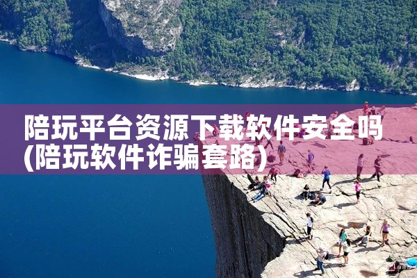 陪玩平台资源下载软件安全吗